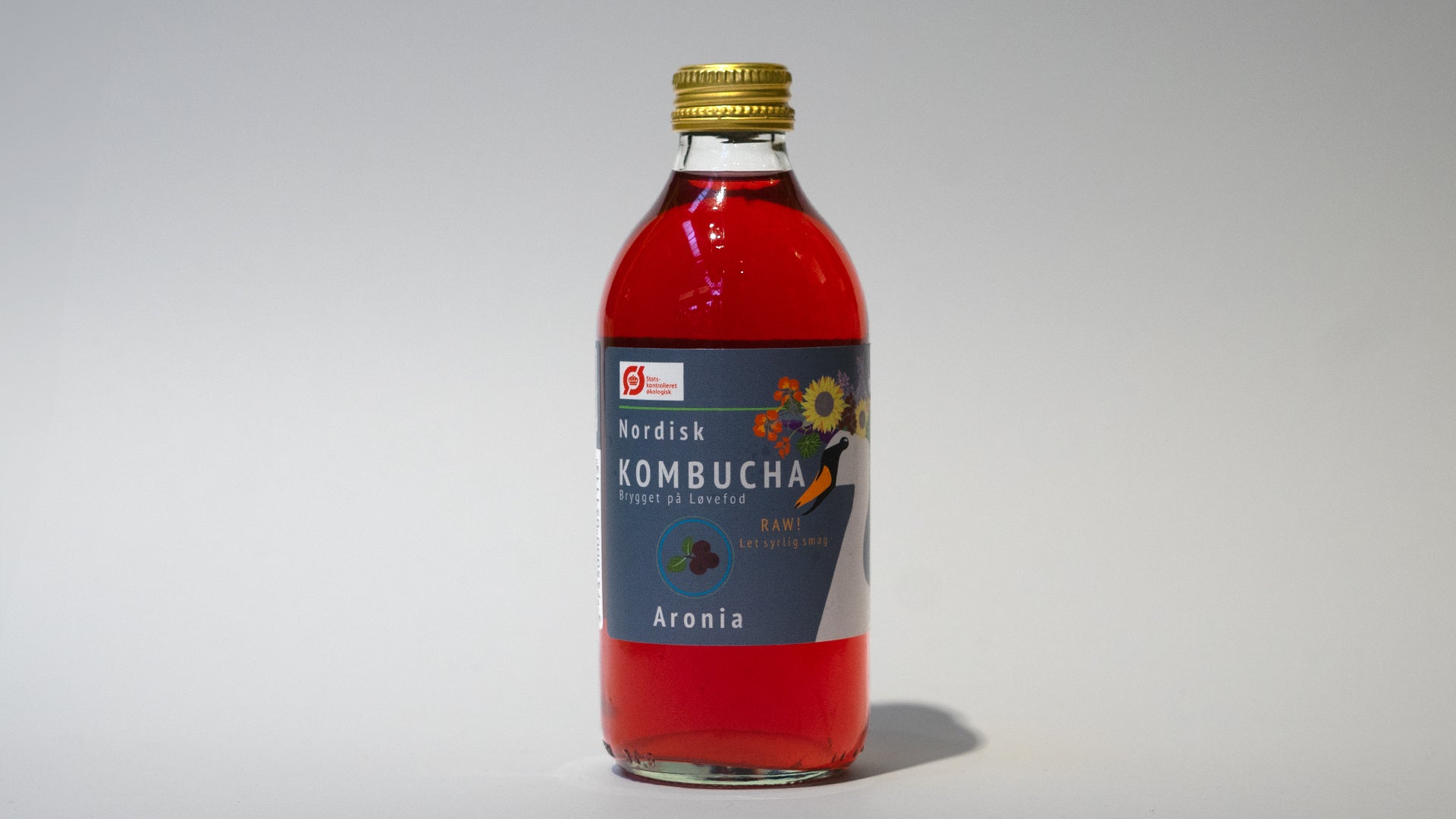 Nordisk Kombucha aronia flaske på 33cl