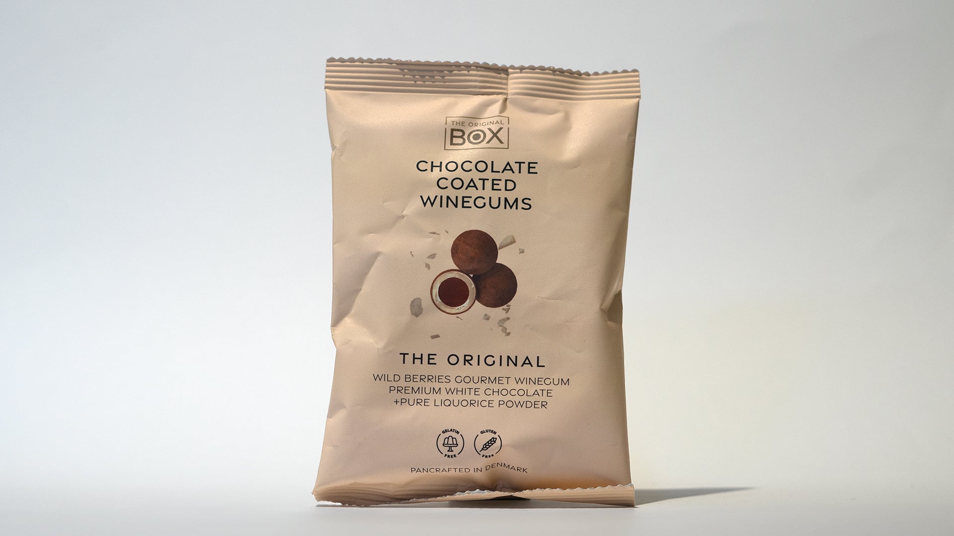 The Original Box original smag med lakrids og chokolade i pose